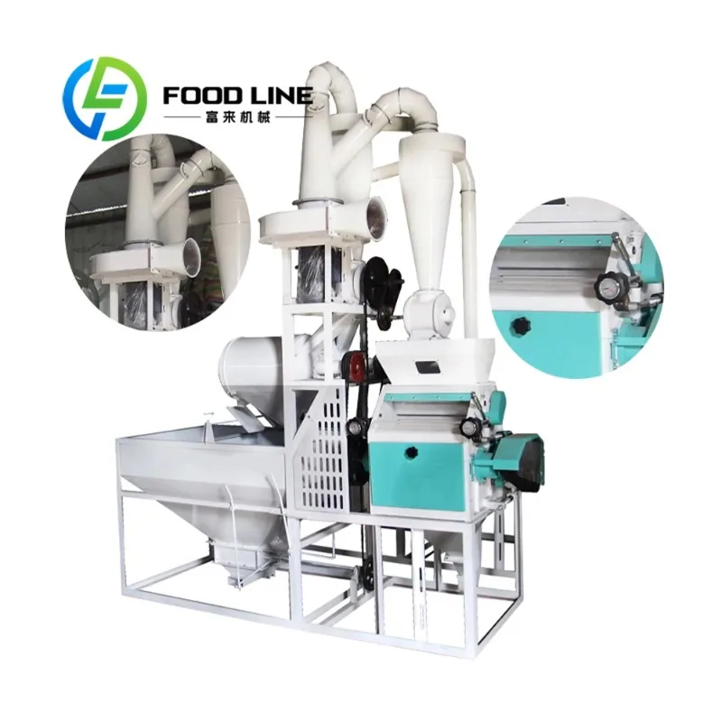 Flour Milling Machine Grain Processing Plant Low Temperature Grinding Preserve Quality Noodle Factory Milling Line Fast Delivery