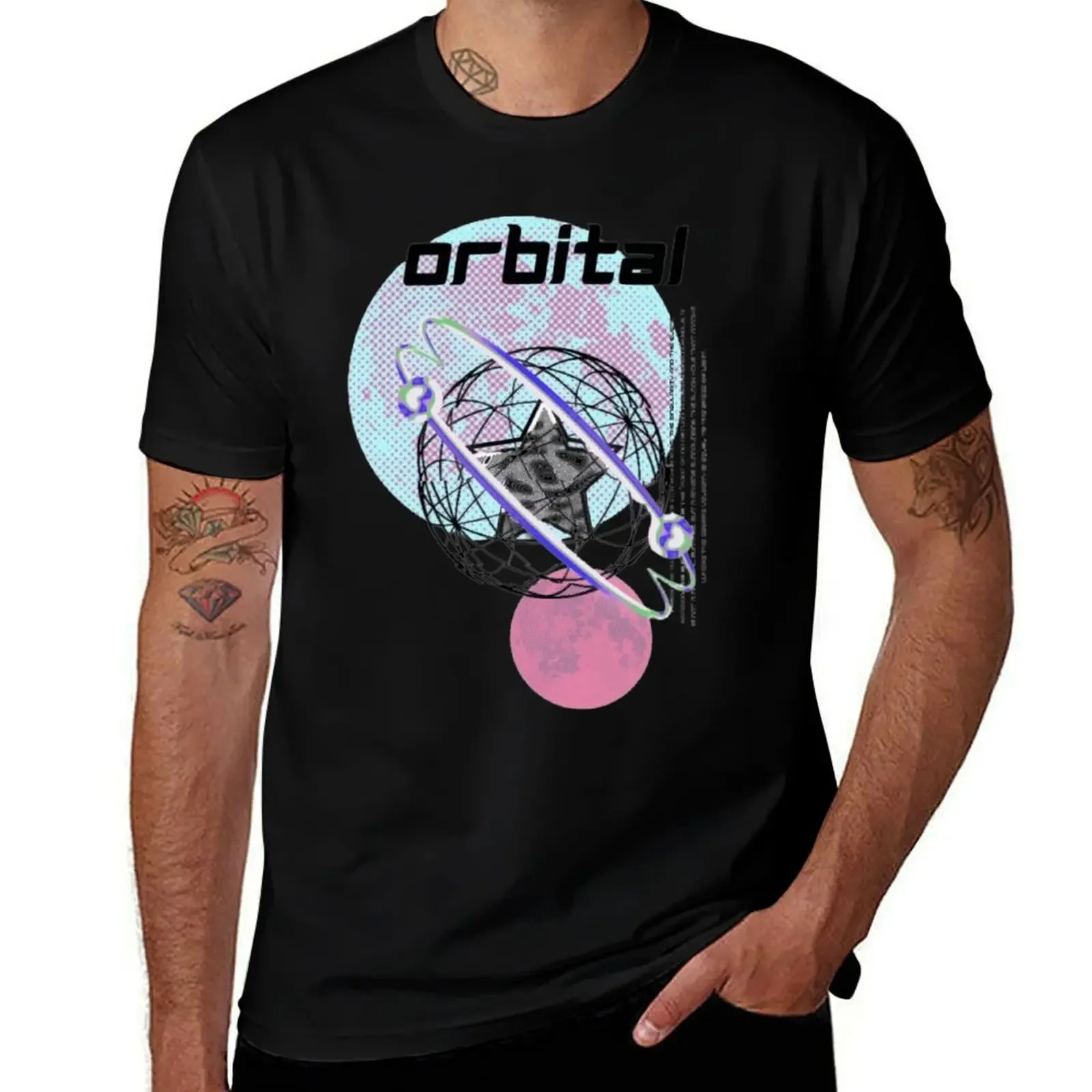 orbital T-Shirt essential t shirt quick-drying shirts graphic tee mens graphic t-shirts