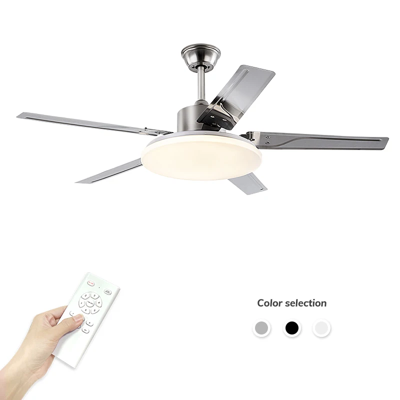 

Ceiling Fans with Lights and Remote Control Indoor Modern Black Ceiling Fan LED Bright Light for Indoor Living Room Bedroom