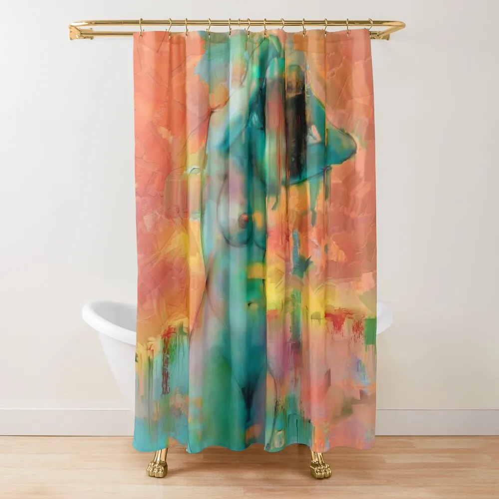 

Digital painting nude Shower Curtain Toilet Accessories Bathroom Elegant Bathroom Set For Bathroom Curtain