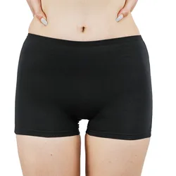 Women Safety Panties Boxer Shorts Female Ladies Traceles Underwear Woman Underpants Panty Pants Black Beige Protective Boyshorts