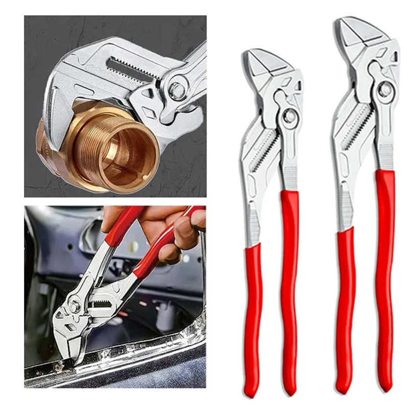 렌치 독수리 부리 수도관 플라이어, 다기능 조절식 스패너 프레스 클램프, 대형 개방 배관, 가정용 도구