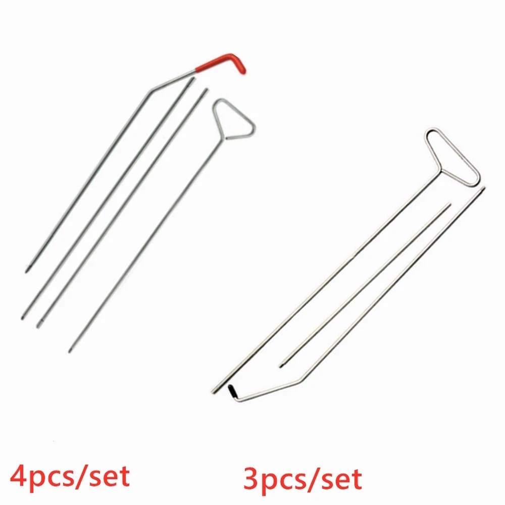 

4pcs/lot Car Access Tools Long Reach Set Used for Auto Door Repair Tools Locksmith Tools Kits