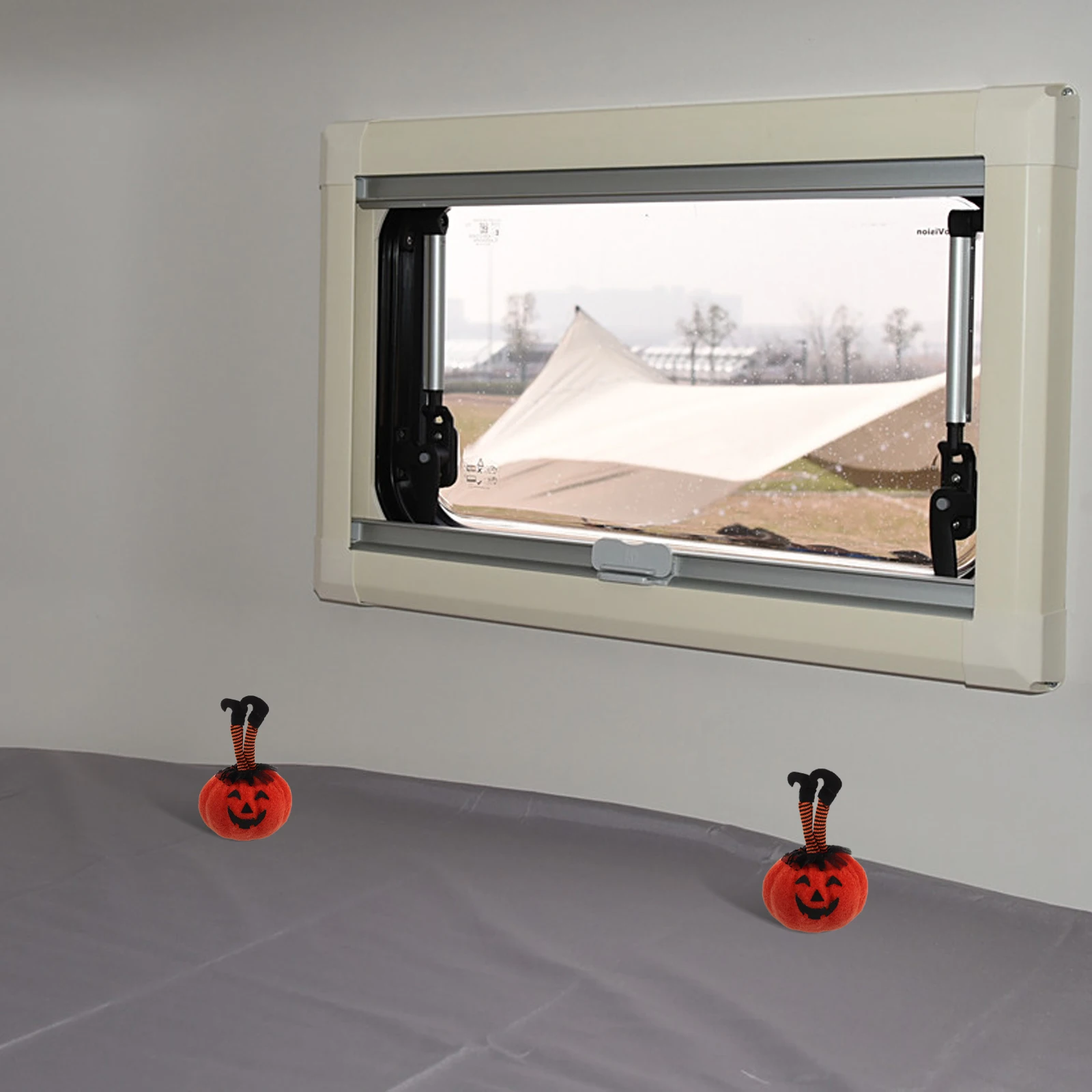 

Creative Witch Legs Pumpkin Decoration Halloween Fall Party Table Decor Spooky Fun Indoor Home Office