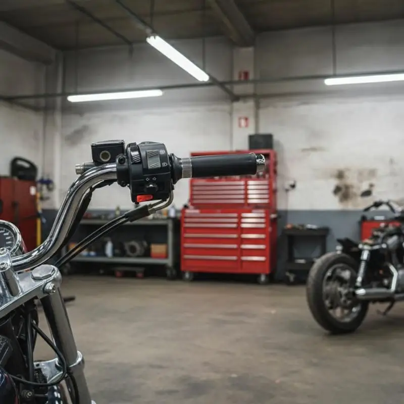Universal 22mm Motorcycle Switch Handlebar Mount With Integrated Headlight and Warning Signal For Electric Bike Upgrade