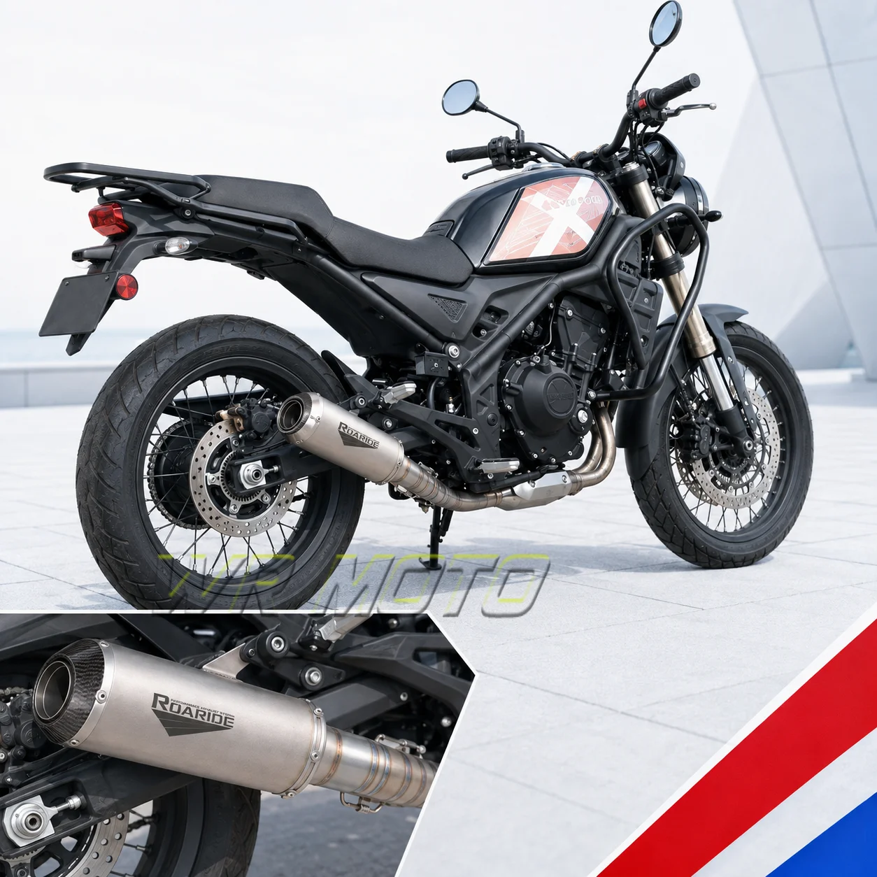 CROSSFIRE 500 Special Mid‑Pipe Rear Muffler Exhaust Assembly Bolt‑On Non‑Destructive Install Spare Parts