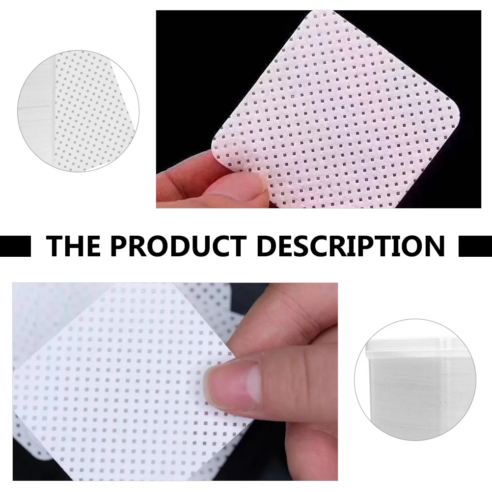 400 pçs 2 caixa almofadas de algodão para limpeza da pele premium removedor de maquiagem toalhetes suprimentos da arte do prego esmalte remover almofadas