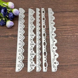 5pcs Lace craft Frame Metal Cutting Dies Stencils For DIY Scrapbooking Decorative Embossing Handcraft Template