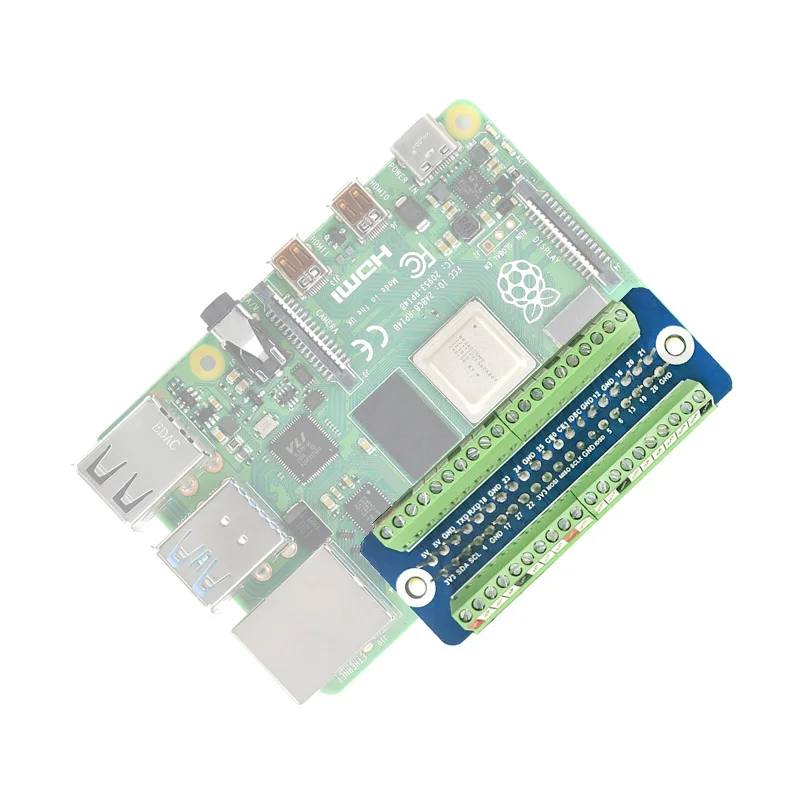 Raspberry Pi GPIO Expansion Board Industrial Terminal with Pin Definition Sticker