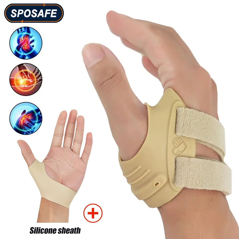 

Unisex S/M/L Thumb Support Brace Wrist Brace CMC Joint Immobilizer Orthosis Pain Relief Left/Right Wrist Support Sports Safety