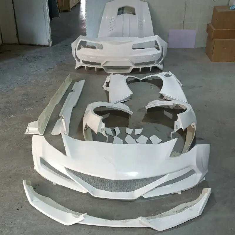 Suitable for Corvette C7 LJZXG resin fiber wide-body kit, designed for a perfect fit on the actual vehicle Car accessories