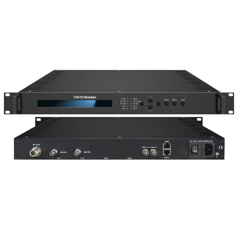 KUNUOMAGIC Hot Selling DVBS/S2 Modulator with IP Input BISS Scrambling QPSK/8PSK Constellations Multiplexing PSI/SI Edit Support