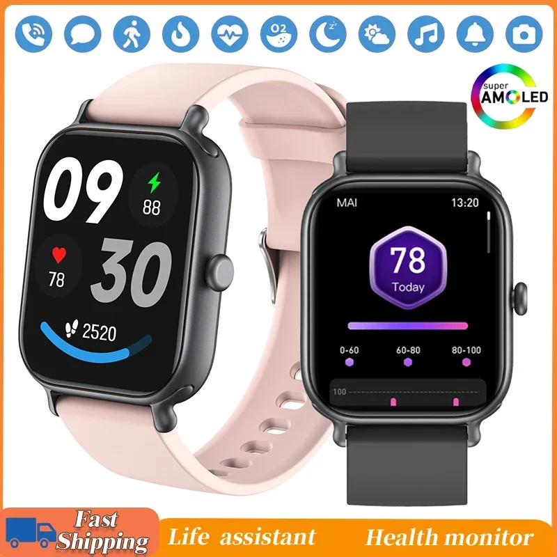 Xiaomi Mijia Lady Smart Watch Heart Rate Sleep Monitor Bracelet Outdoor Sports Fitness Tracker Smartwatch 2024 New for Girls