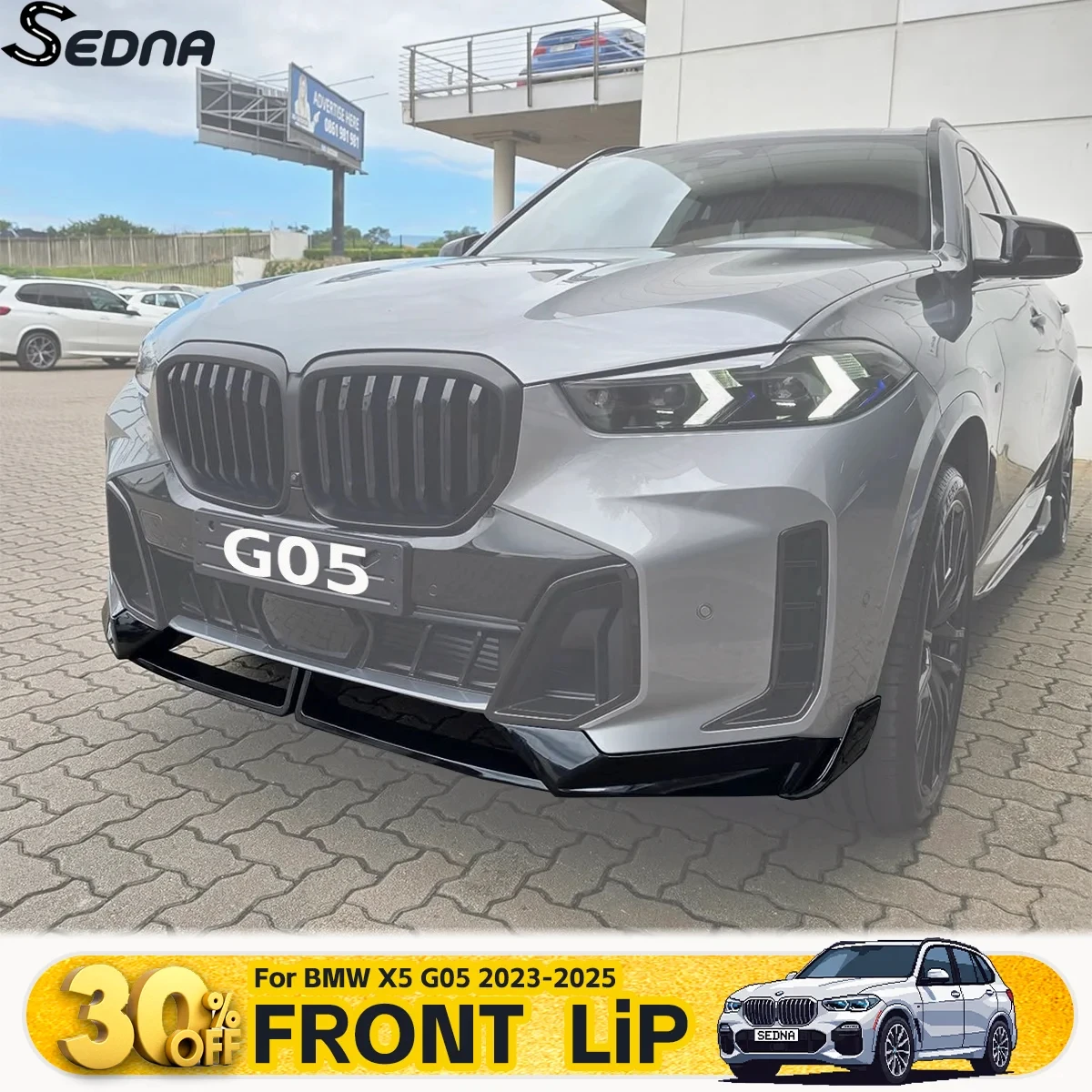 

Front Bumper Lip Splitter Shovel For BMW X5 G05 2023-2025 Auto Car Chin Spoiler Lower Lips Body Kits Tuning Guard Accessories