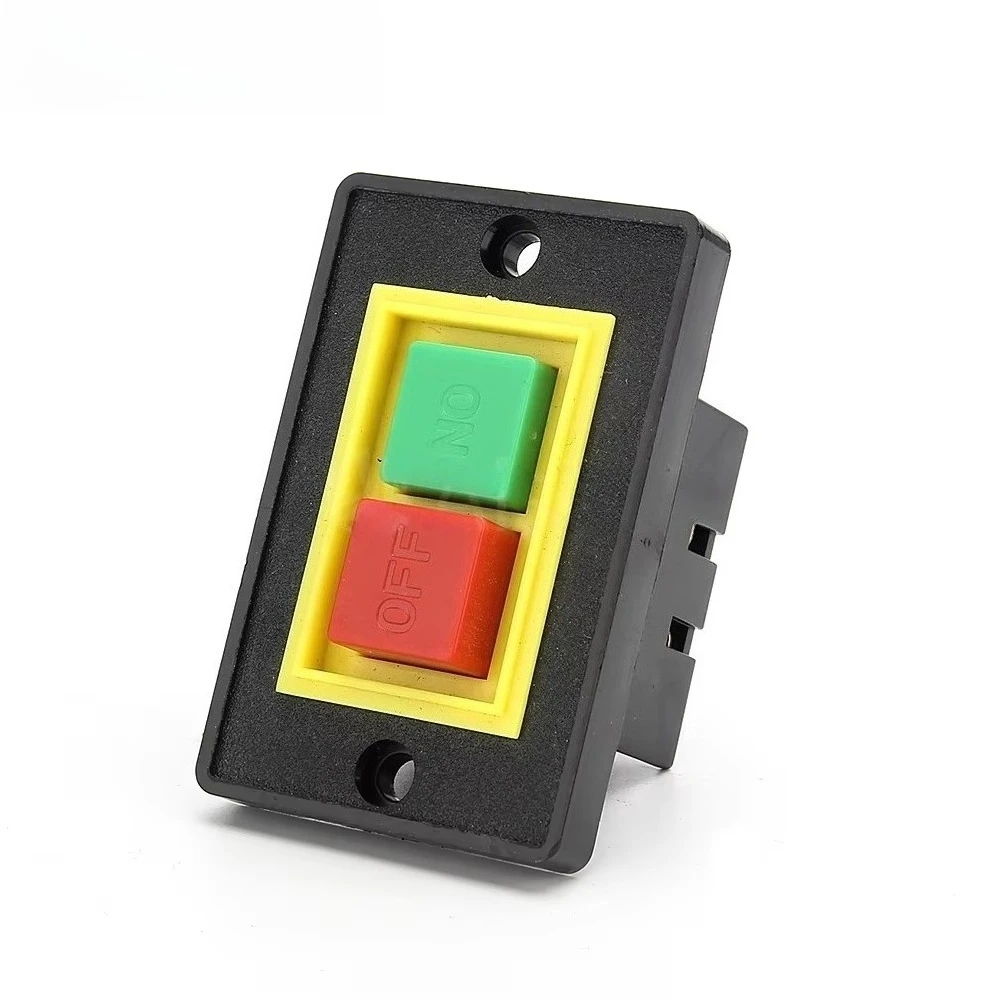 AC 380V 2KW On Off Start Stop Push Button Switch 6 Screw Terminals QCS1 Table Saw Drill Motor