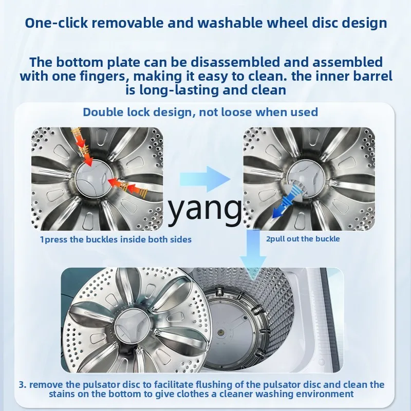 CX stainless steel double barrel household large capacity semi-automatic double cylinder old-fashioned pure copper