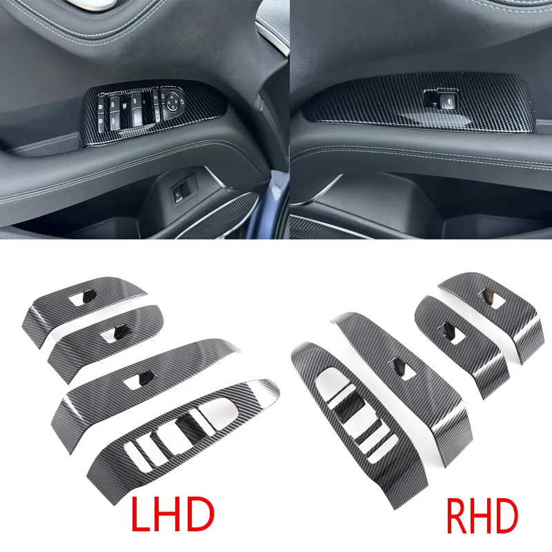 

LHD RHD для BYD Sealion 7, морской лев 07 EV 2024 2025, аксессуары для интерьера, панель переключателя окна, рамка, отделка, внутренние наклейки
