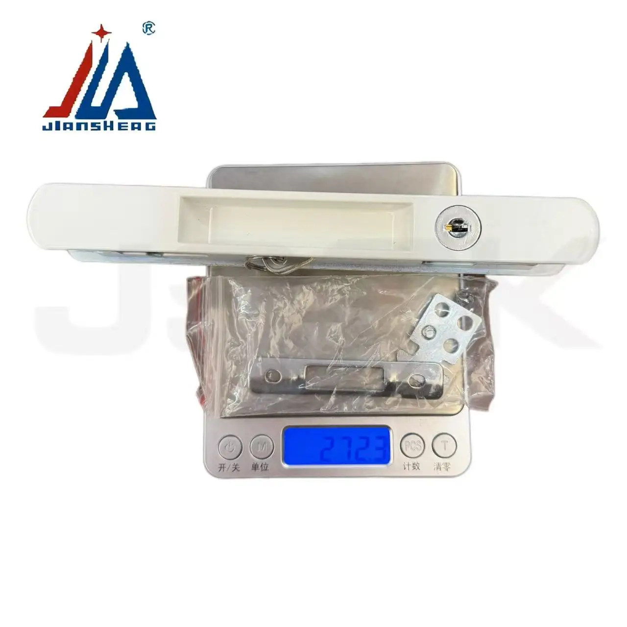 Double-sided Sliding Door Lock with Key | Adjustable Latch Hook for Aluminum Sliding Doors | Security Sliding Window Lock - view 4