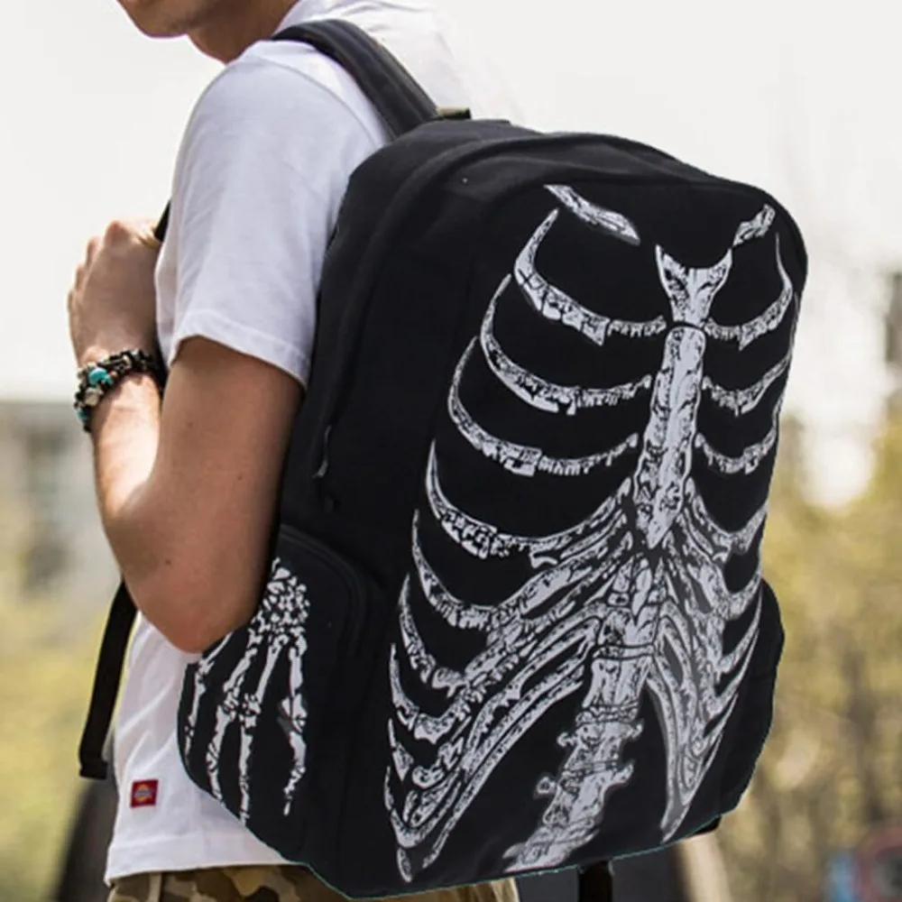 

Goth Backpack Grunge Backpack Y2k Fashion Skull Backpack Hooded Backpack Gothic Black Shoulder Bag Goth Messenger Bag Halloween