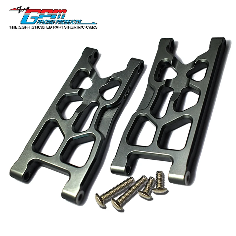 Brazos inferiores traseros de aluminio GPM para ARRMA 1/10 Granite Senton Big Rock 3S