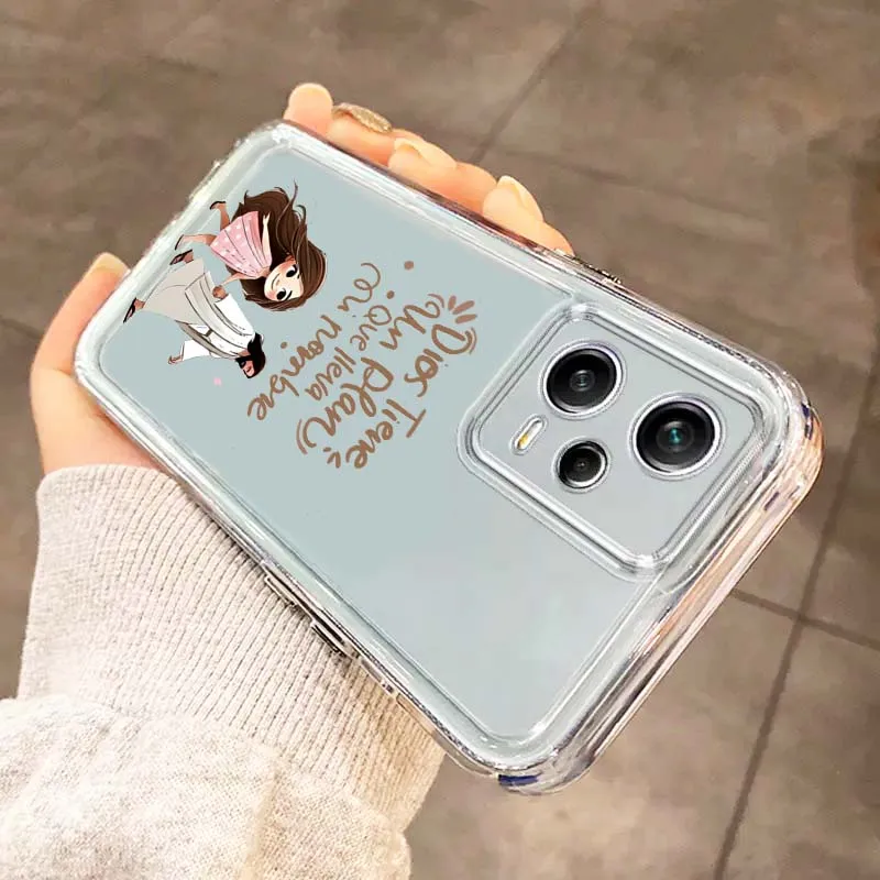 Modello in stile cartone animato Gesù per Xiaomi Redmi 10 11 K30 K40 K50 K60 K70 Pro Prime Plus Ultra Zoom 5G TPU Custodia trasparente per telefono