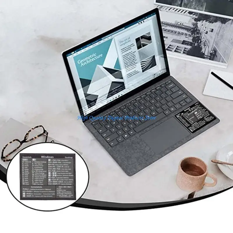 U2JE 1PC PC Referência referência Teclado adesivo adesivo para o laptop PC janela