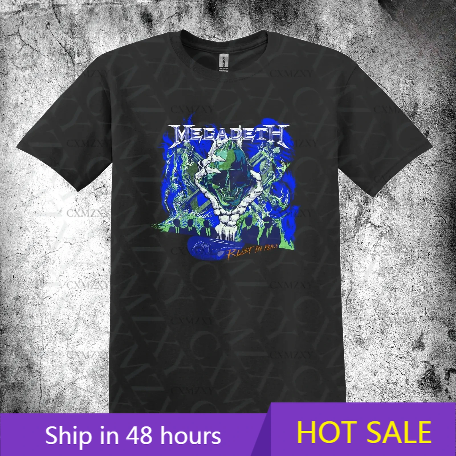 

Megadeath/ Rust in Peace Heavy Metal Rock Unisex 100% Cotton T-SHIRT S-3XL