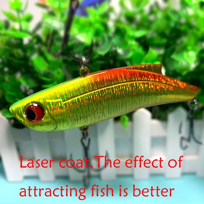 Testar Sinking Vibration Bait 90mm 33g Long Casting Winter Fishing Lure Vib Artificial Rattlin Hard Bait for Pike Bass Pesca