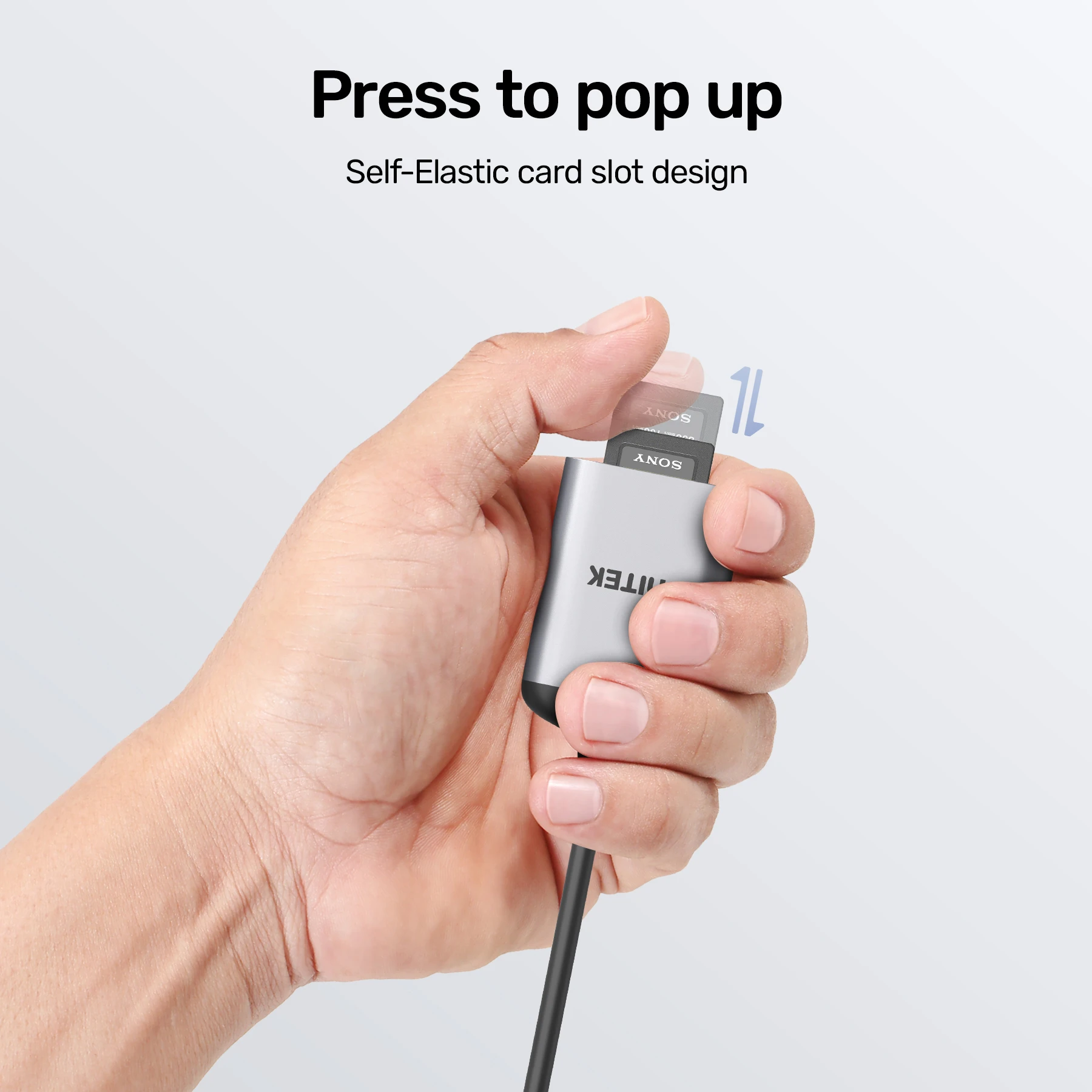 USB C 10Gbps Card Reader Type-C to CFexpress Type A PCIe Gen3 NVMe 1.3 Memory Card Adapter for Mac Windows Linux Android iOS