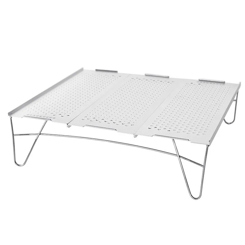 

Jinen Portable Pink Folding Table Modern Mini Iron Camp Outdoor Furniture Wholesome Aluminum Barbecue Table for Outdoor Use