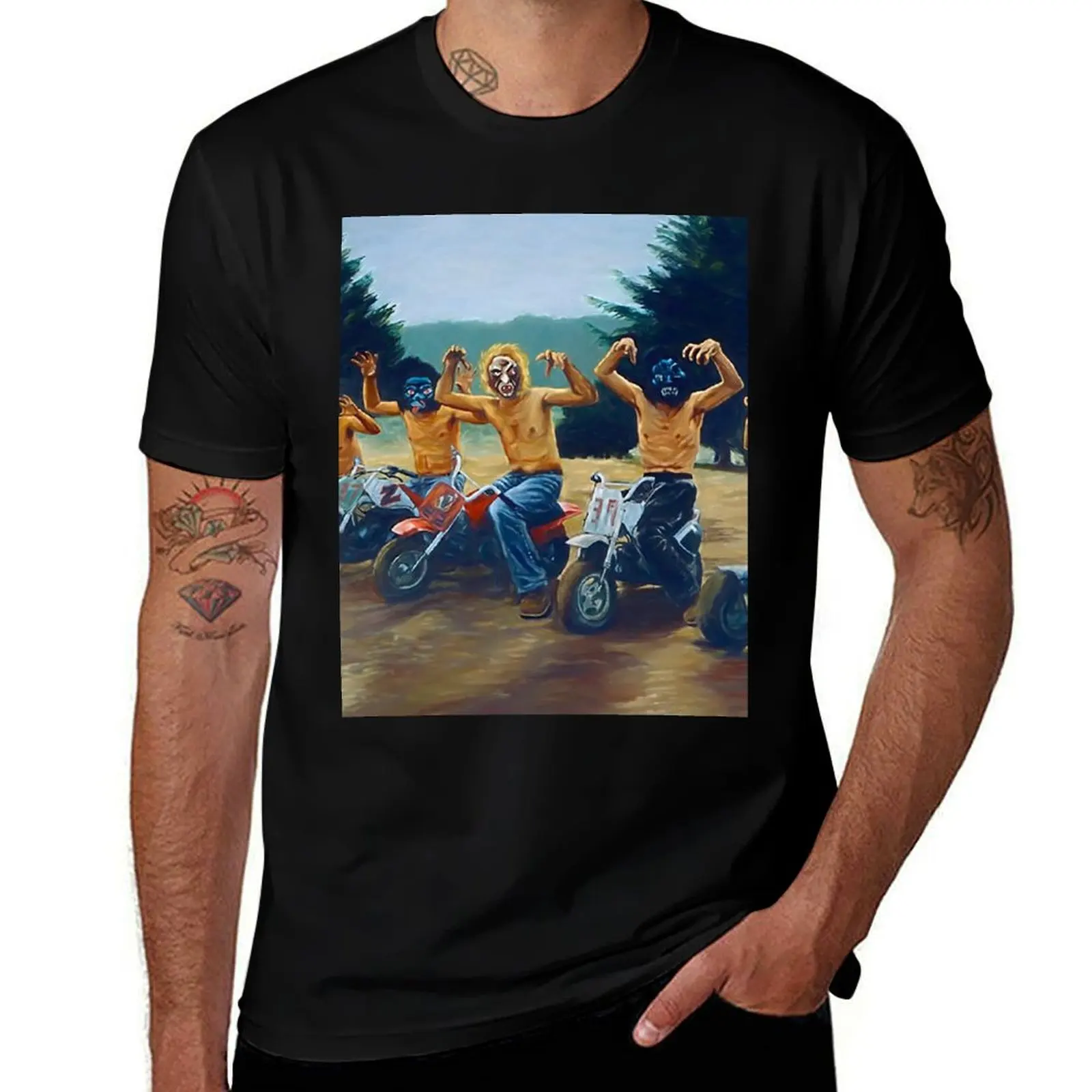 Painting from The Royal Tenenbaums T-Shirt Man t-shirt designer shirts tops Men's t-shirts