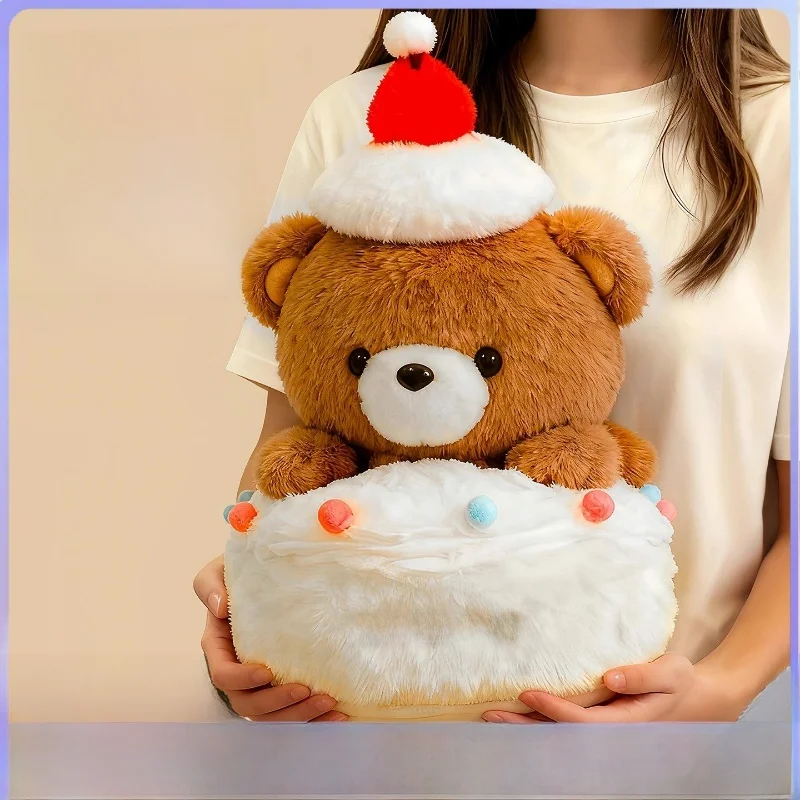 bear-cake-doll-plush-toy-sleeping-pillow-doll-girl-birthday-gift-soft-stuffed-animal-dolls-children's-birthday-present