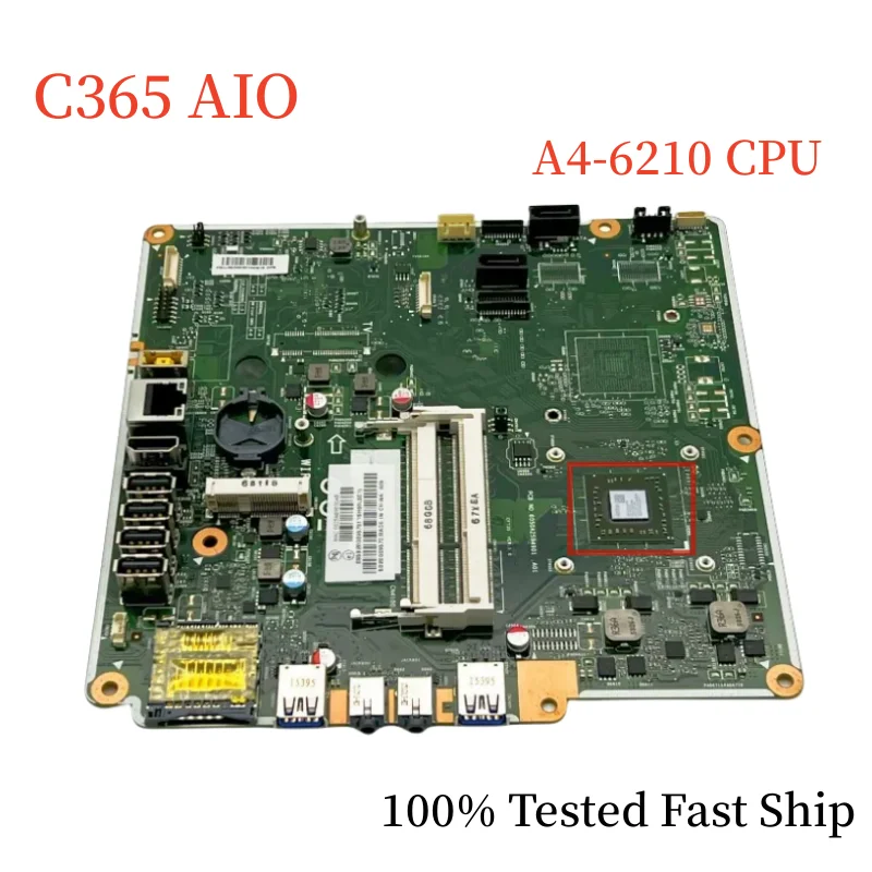 

CFT3S For Lenovo C365 AIO Motherboard 6050A2594901 A01 FRU:5B20G92746 With A4-6210 CPU DDR3 Mainboard 100% Tested Fast Ship