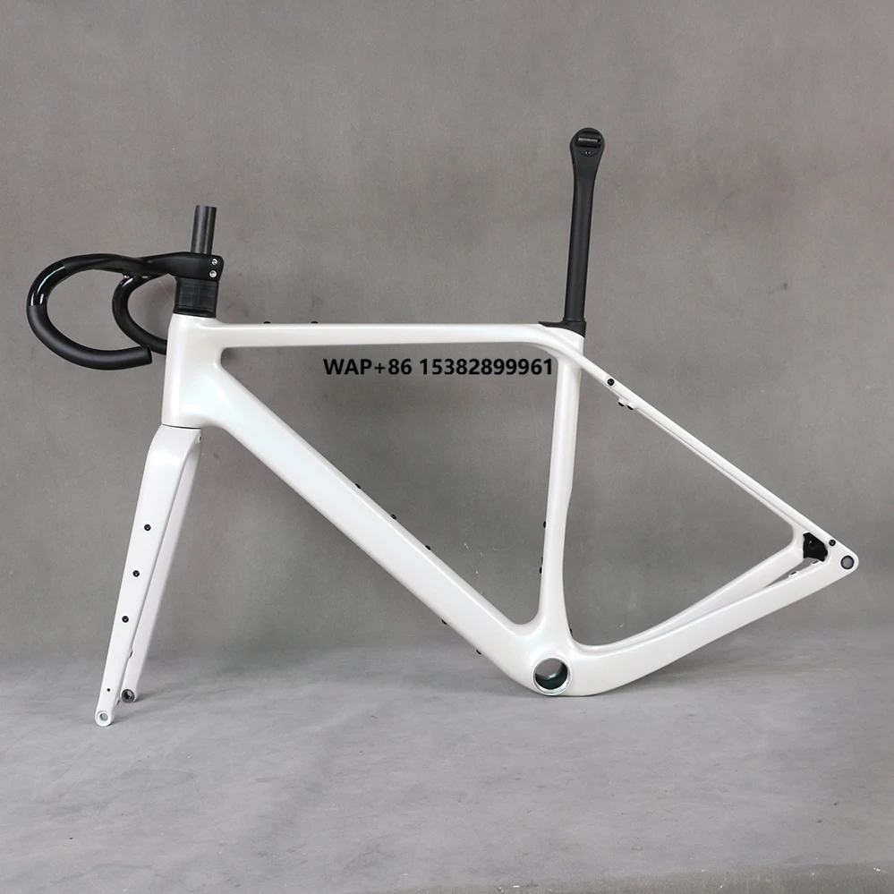 

SERAPH Carbon Frame Disc Brake Gravel Bike Full Hidden Cable Bicycle Part Carbon Fiber T1000 T4 700X50C Frameset Paint GR048