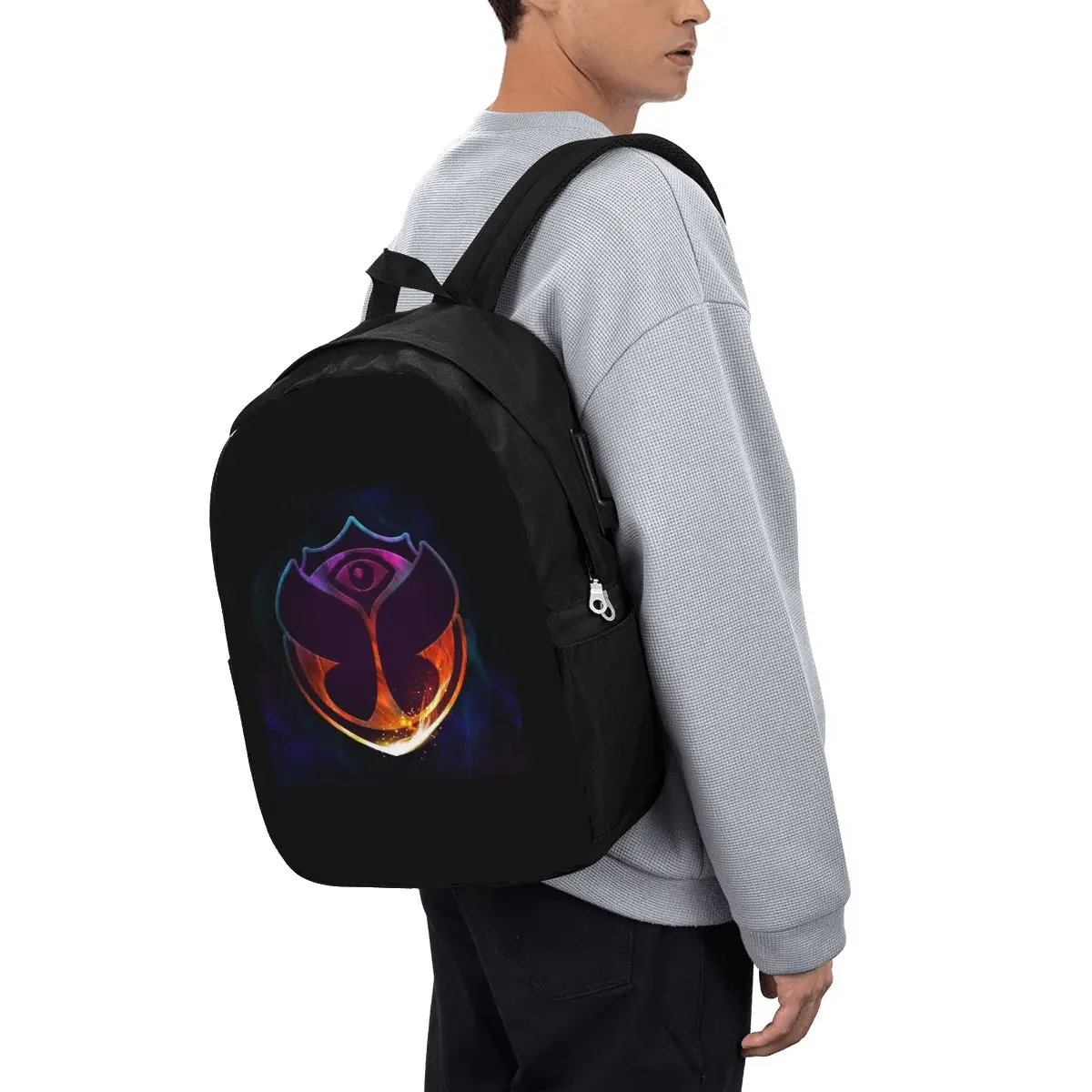 Tomorrowland Butterfly Backpack Travel Notebook Bag Computer College Student School Bag Laptop Shoulder Bags for Men Women view 3