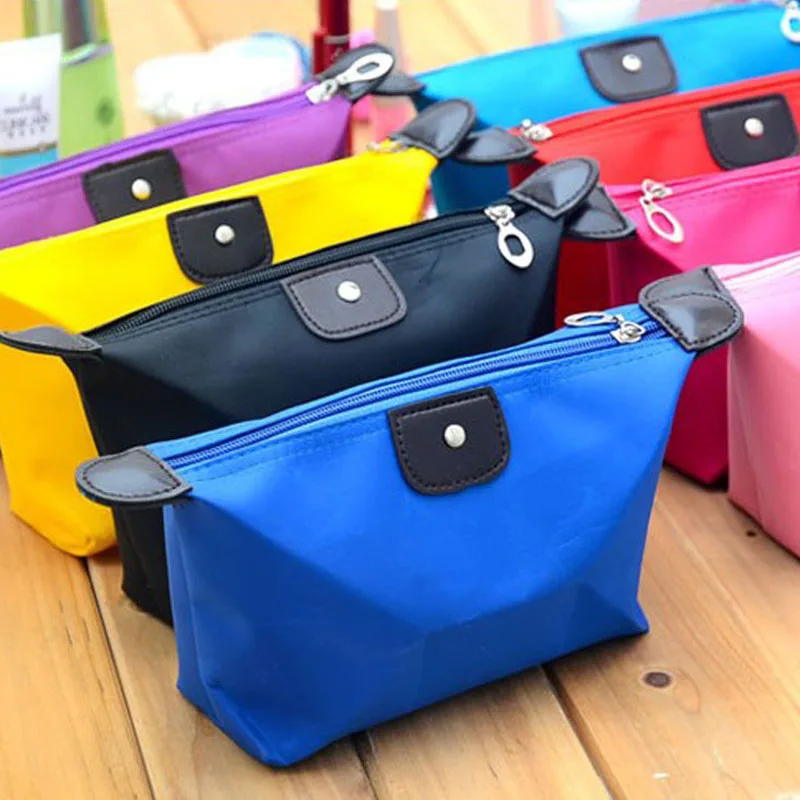 Mini bolsa organizadora de maquiagem para mulheres, bolsa de maquiagem, pequena bolsa de viagem, armazenamento