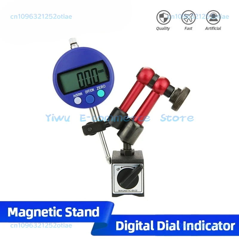 

Digital Dial Indicator Magnetic Stand Base Dial Test Indicator Holder Bore Gauge Measurement Micrometer Measuring Probes Tool