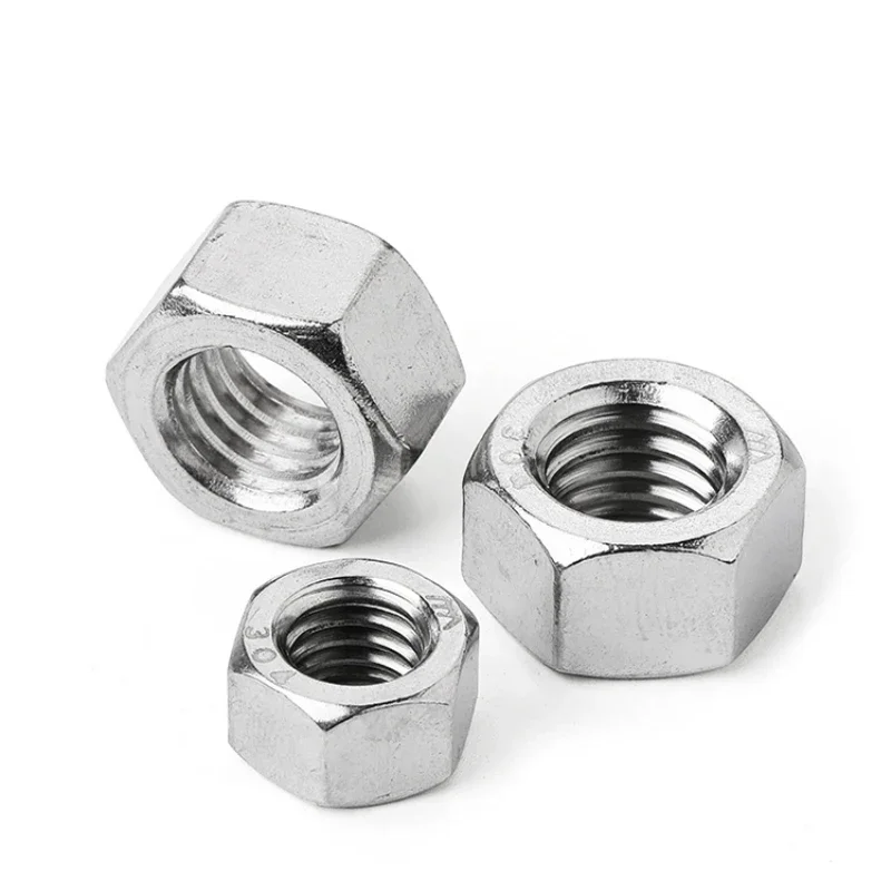 1/2-12 1/4-20 1/8-40 3/16-24 3/4-10 3/8-16 5/16-18 5/32-32 5/8-11Anglo American UK US Standard Hex Hexagon Nuts Stainless Steel