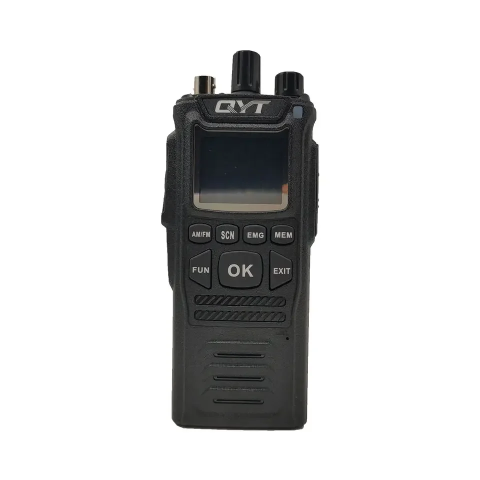 QYT Handheld  Radio 27mah FM AM Citizen Band Radio  Customizable Walkie Talkie Black hf antenna ham radio