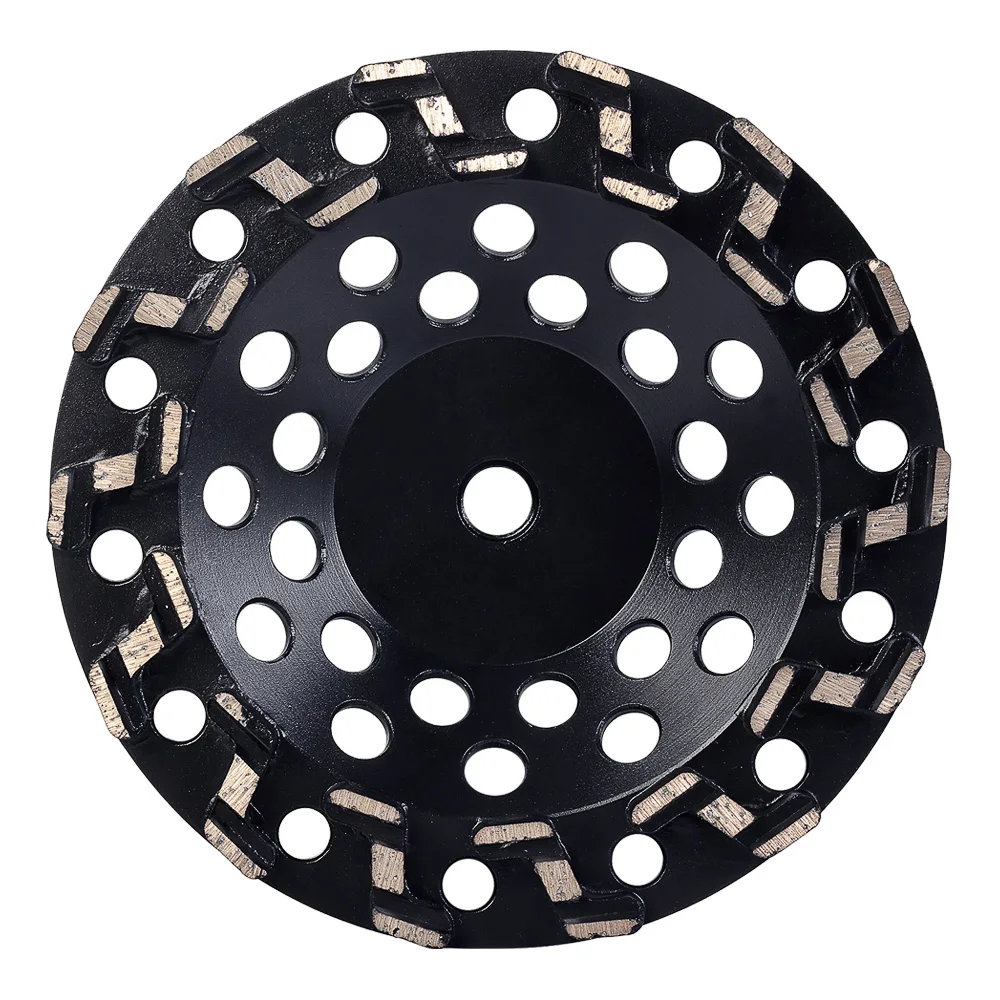 Concrete Grinding Wheel 7 inch Diamond Cup Wheel S Segment for Polishing and Cleaning Stone Concrete Surface