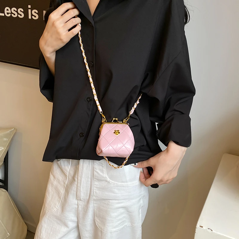 Super Mini Crossbody Bags For Women Designer Bag Luxury Chain Shoulder Coin Mini Purse Cute Clip Lipstick Bag Lady Cute Hobo Bag