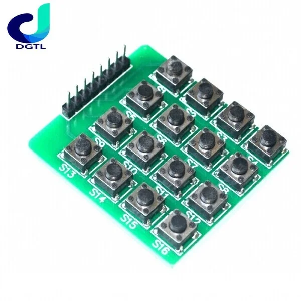 

MCU Extension 4 x 4 16-Key Matrix Keyboard Module for Arduino 4*4 matrix keyboard