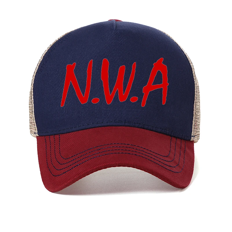 Neueste N.W.A Brief dad hut Männer Frauen Baseball Kappe NWA Kappe Hut Compton Niggaz Hip Hop Hüte Mode Mesh Trucker hüte