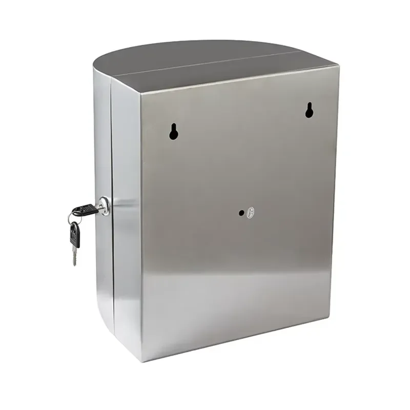 Wall mounted hanging stainless steel wipes paper drawing machine