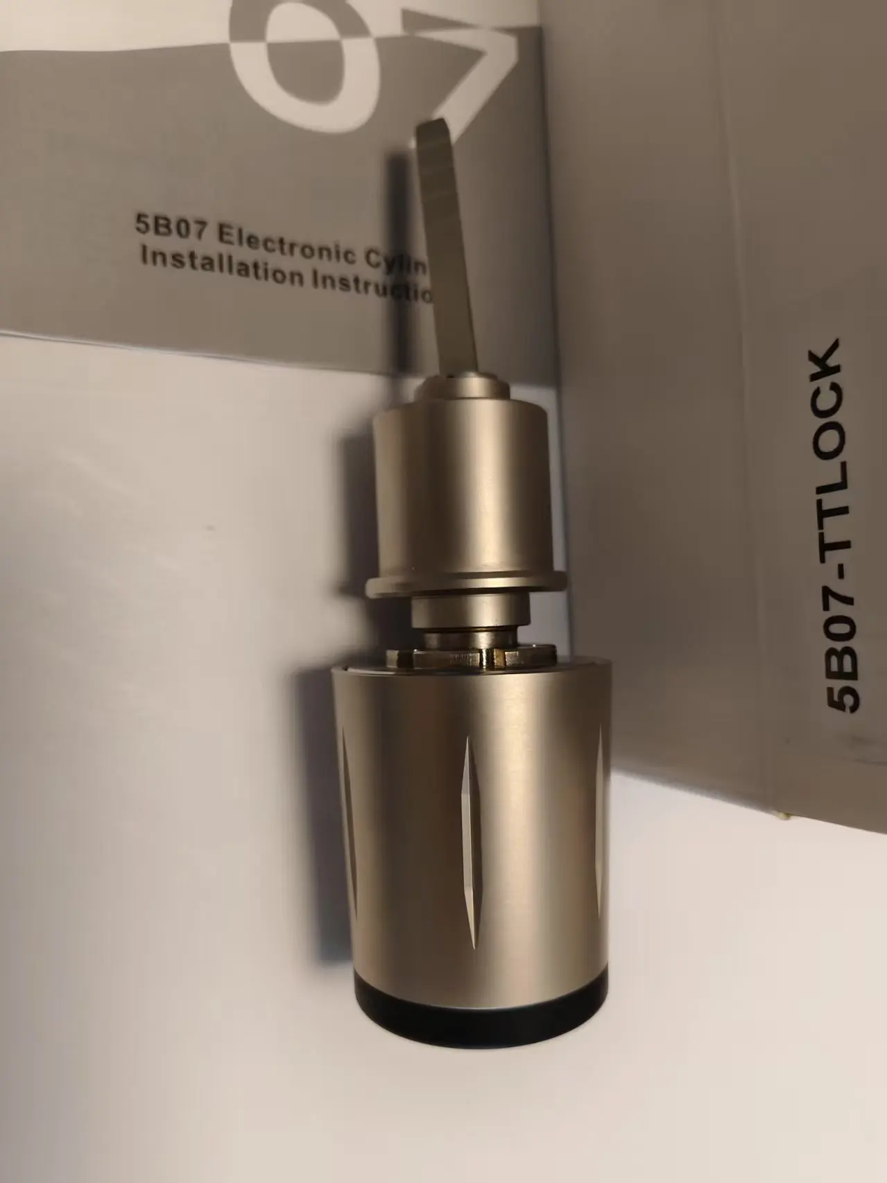 UK Waterproof IP67 Smart Night latch electronic lock cylinder TTlock APP RFID Card External lock body Smart cylinder door lock