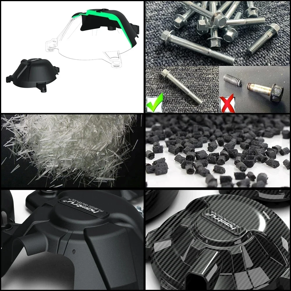 Motorcycle Engine Cover Sets Engine Protection Cover FOR DUCATI STREETFIGHTER V2 2022-2024