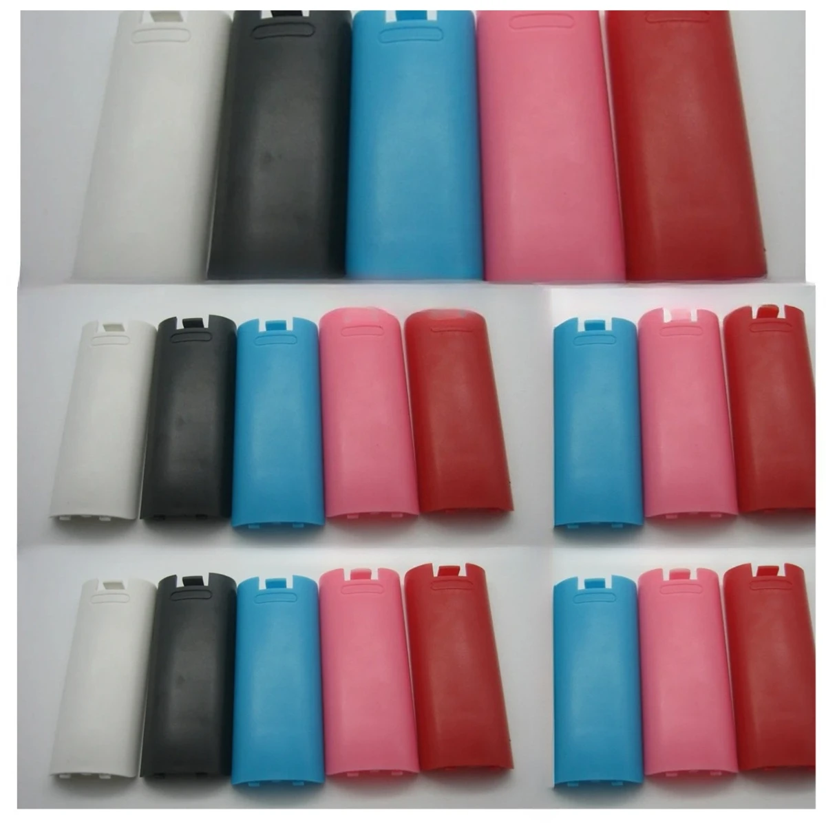 100pcs/lot Gamepad Battery Cover Back Case for Nintendo Wii Remote Controller Repair Parts
