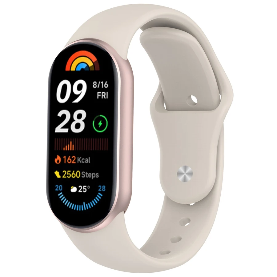 Silikonarmband für Xiaomi Mi Band 11/10/9/8 Sport Ersatzarmband für Xiaomi Mi Band 8 9 10 Smartwatch-Zubehör – Detail 12