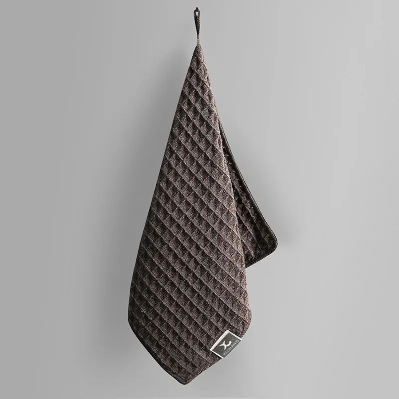 Waffle Weave Cleaning Cloth Special Bar Towel for Coffee Machine Countertop Multifunctional  Household  Kitchen  Towel