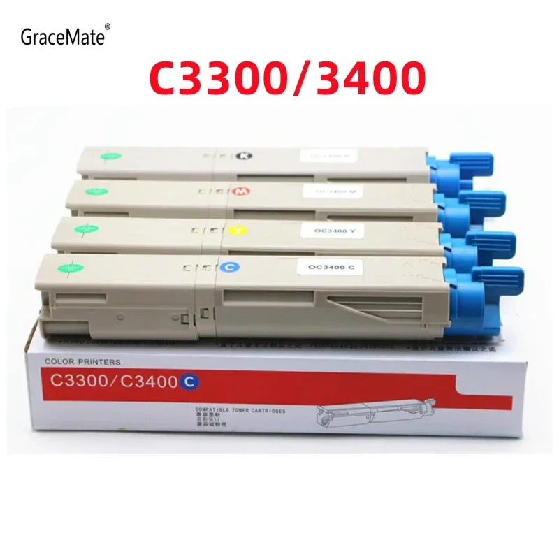 

Compatible Color Toner Laser Cartridge for OKI C3300 C3400 43459324 43459323 43459322 43459321